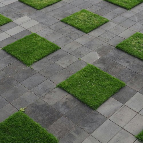 Commercial artificial grass squares in Albuquerque