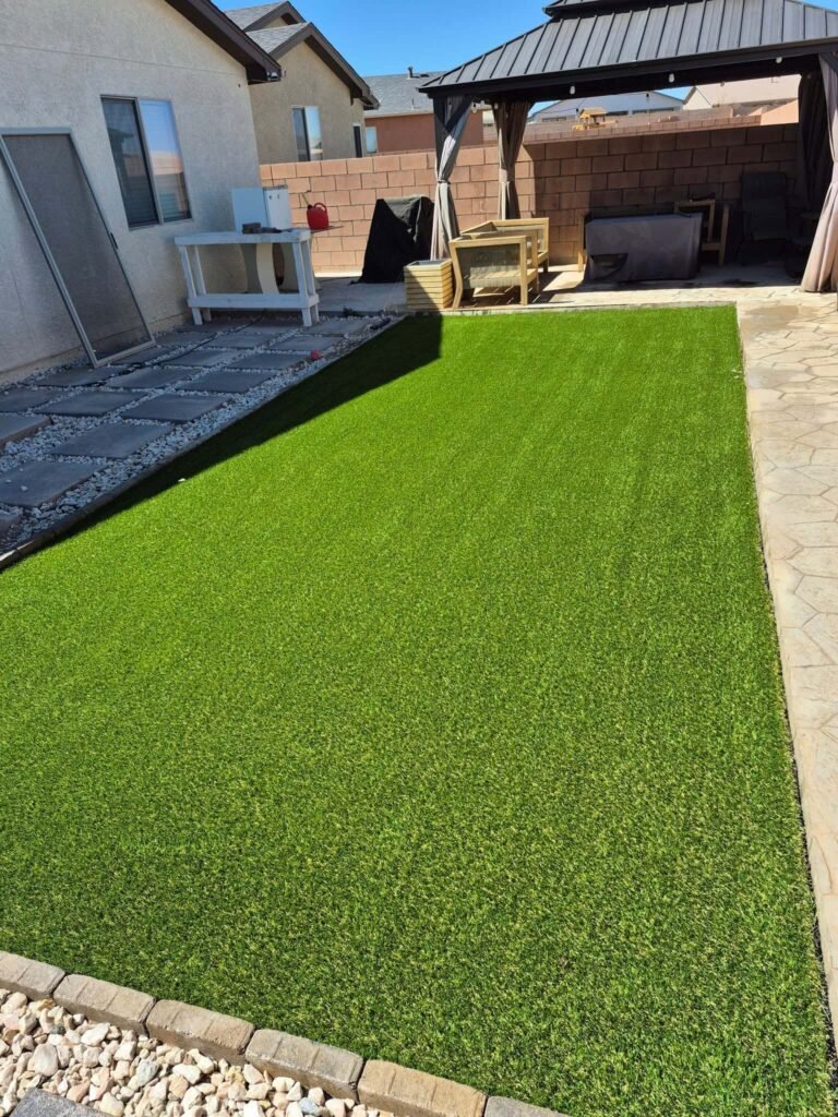 Pet turf installation in Albuquerque, NM