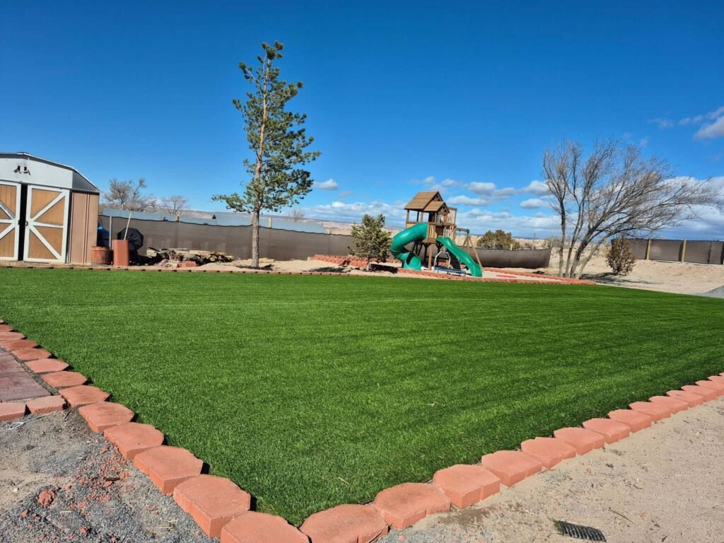 Residential artificial turf in Albuquerque NM