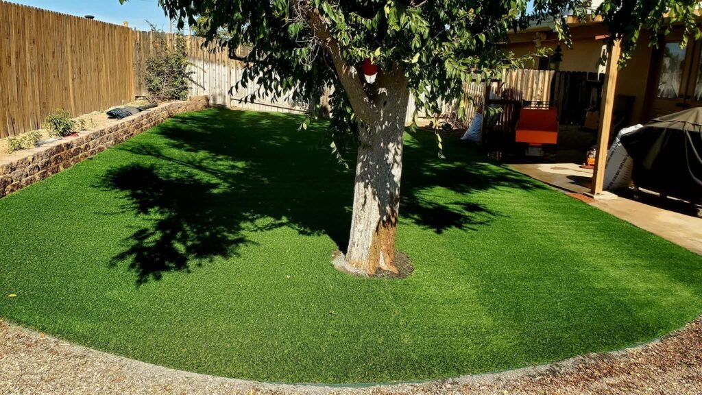 Residential turf installation in Albuquerque New Mexico